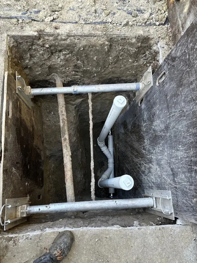 Experienced plumber completing Gas Line Repair work in Olney